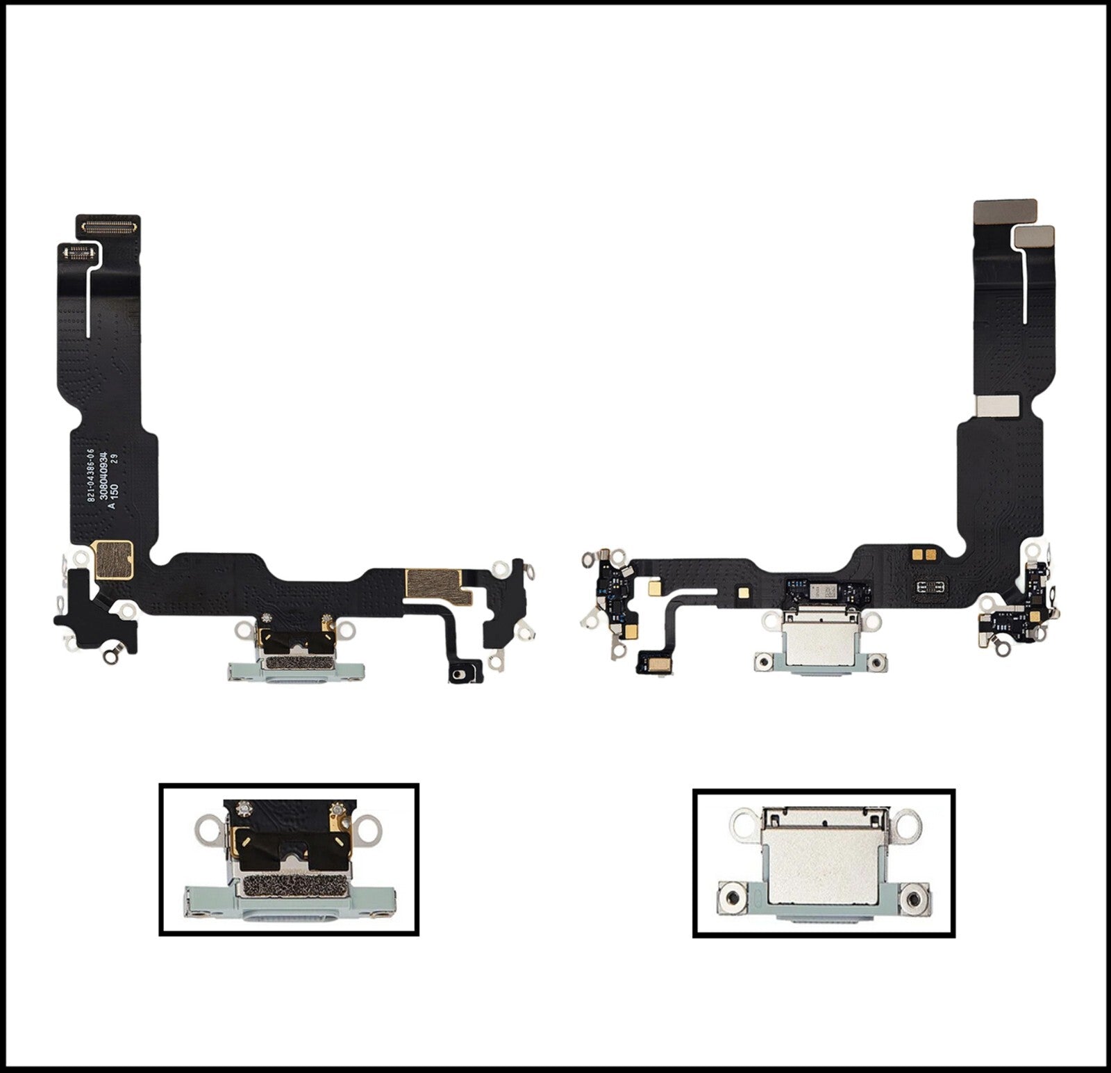 For Apple iPhone 15 Plus Type C Charging Port Flex Cable Replacement