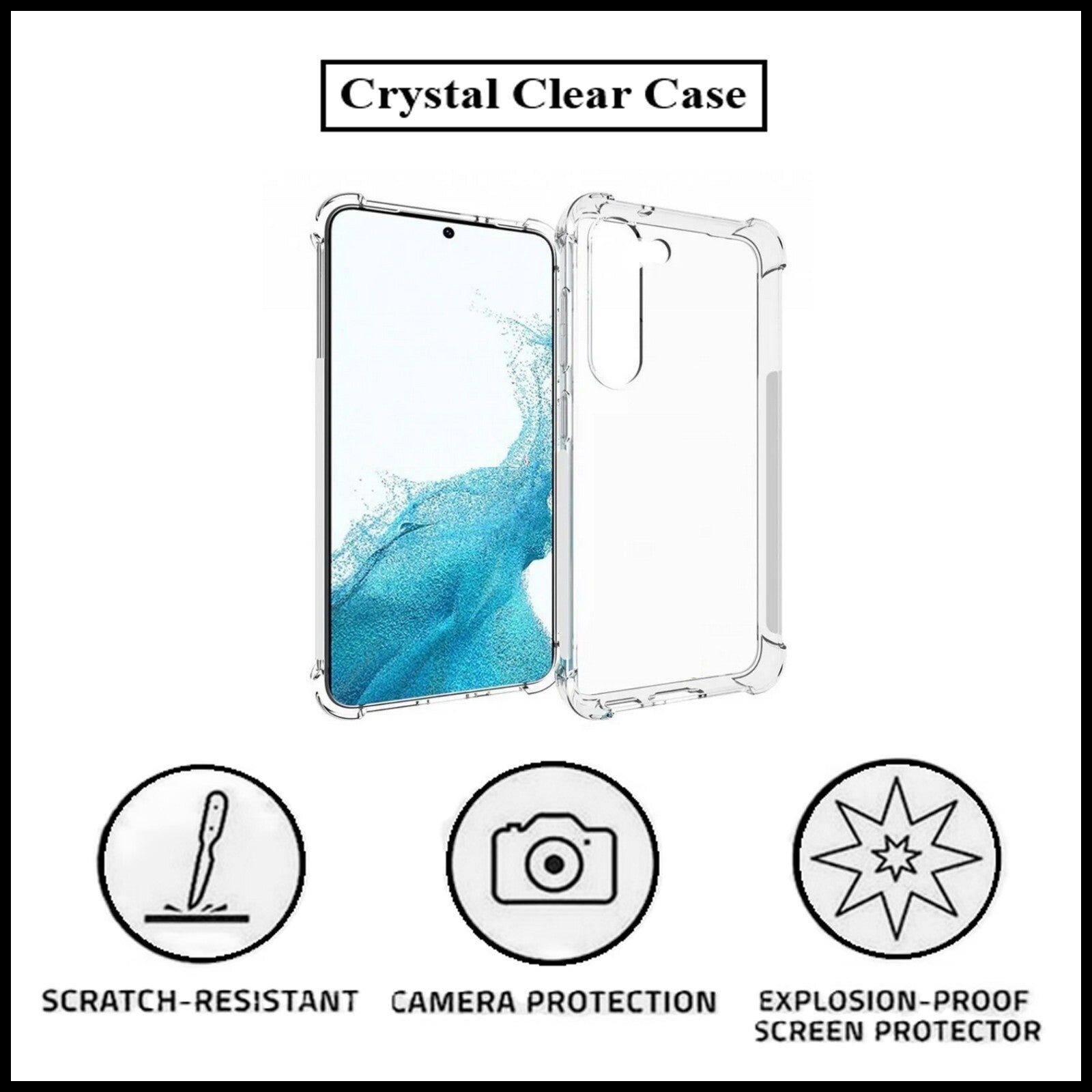 For Samsung Galaxy S23 King Kong Anti Burst & Silicon Shockproof Case Cover