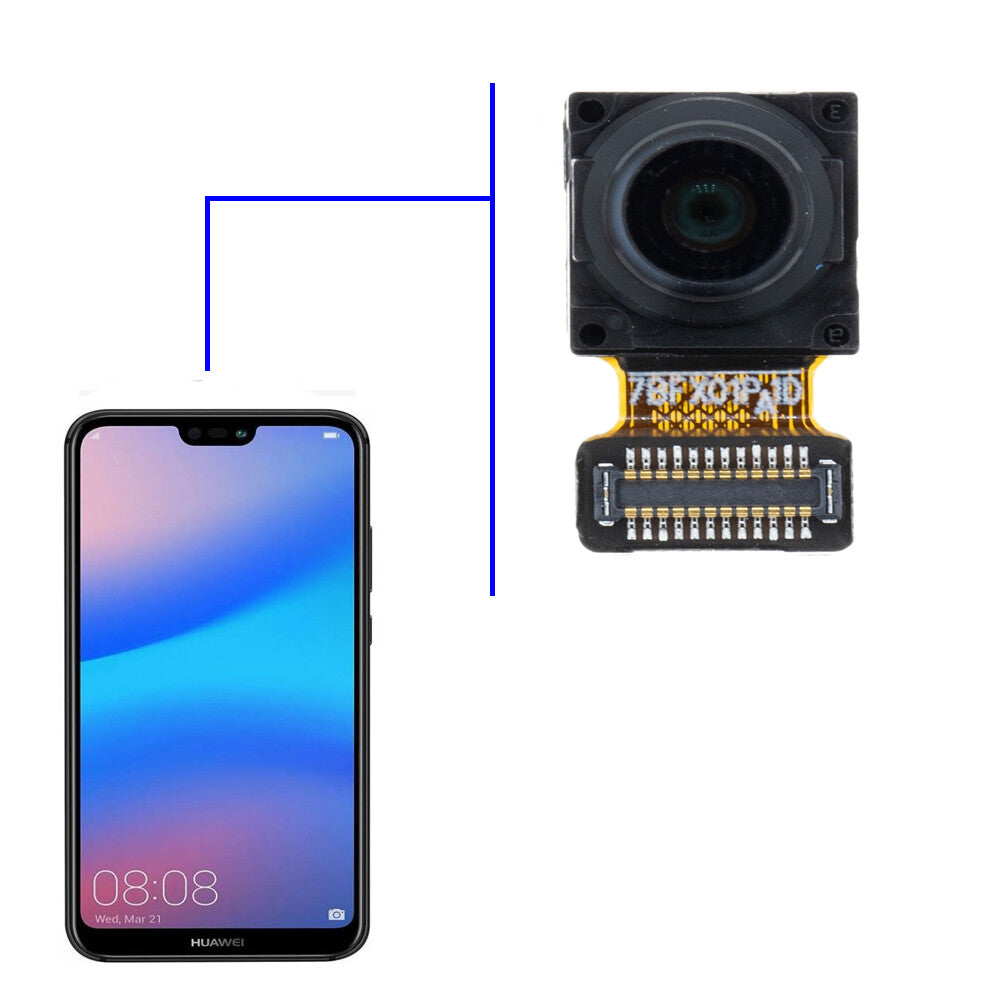 For Huawei P20 Lite ANE-LX3 Front Camera With Front Facing 
