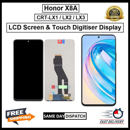 For Huawei Honor X8A Display Screen Touch Digitizer Replacement LCD