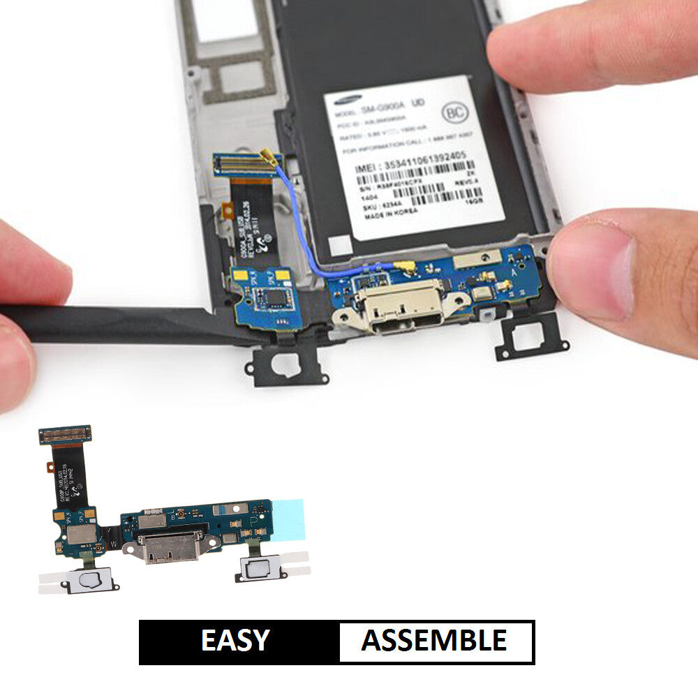 For Samsung Galaxy S5 (G900F) Charging Port Replacement With USB & Microphone  