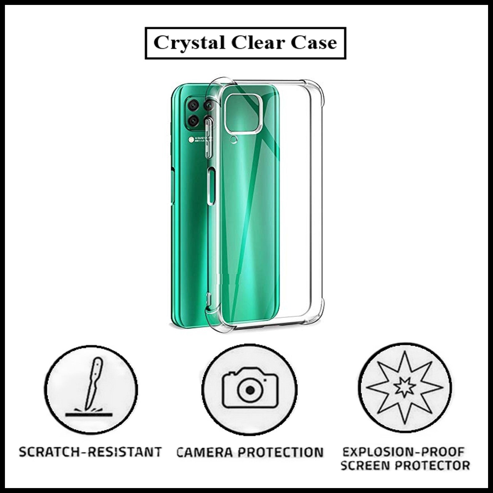 For Huawei P40 Lite King Kong Anti Burst & Silicon Shockproof Case Cover