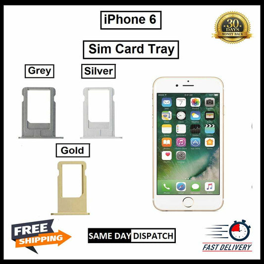 NEW REPLACEMENT FOR iPHONE 6 SIM TRAY SIM HOLDER SIM SLOT