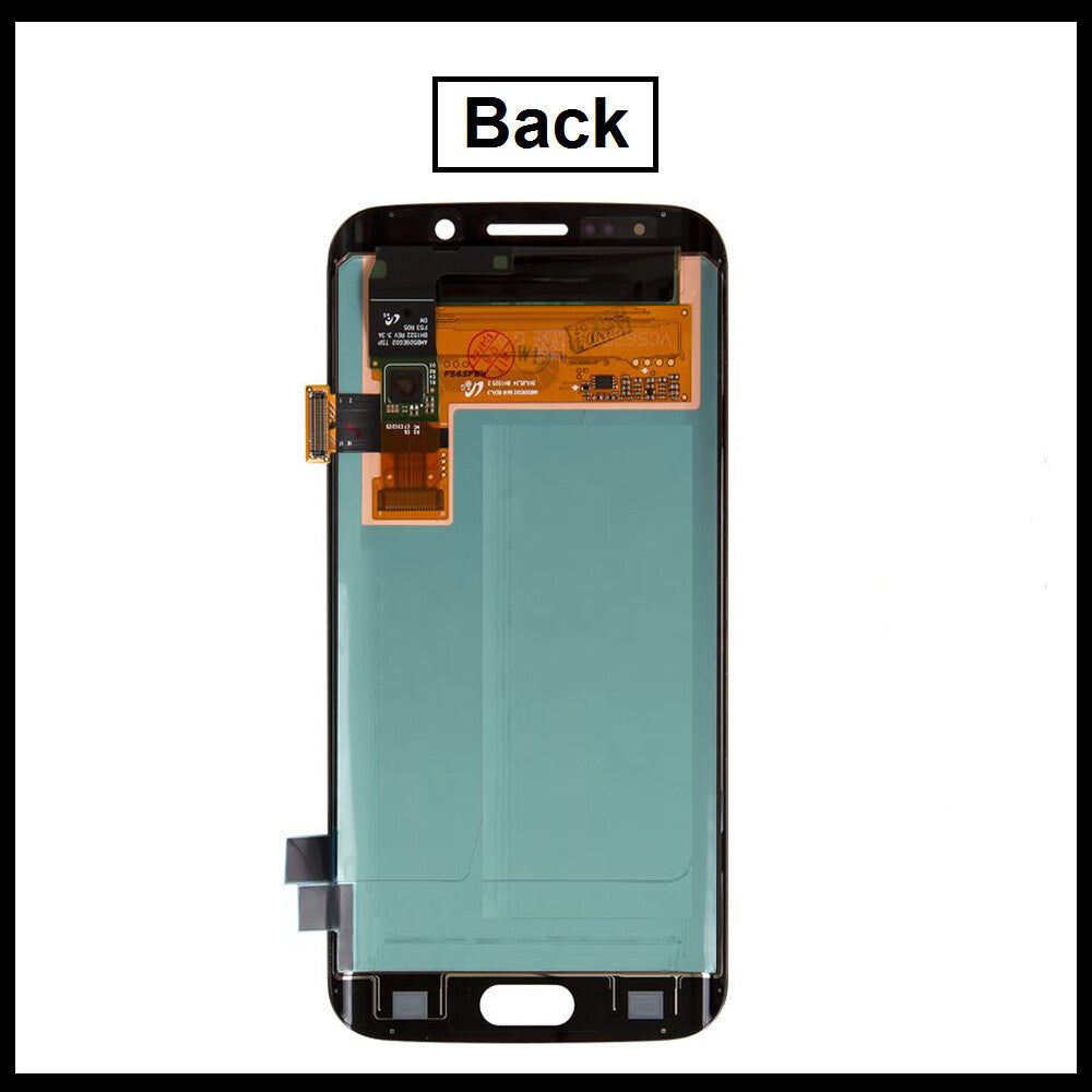 For Samsung Galaxy S6 Edge Gold/SM-G925F LCD Display Touch Digitizer Replacement