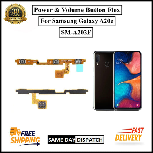 For Samsung Galaxy A20e Power Flex Cable & Volume Button Flex Replacement