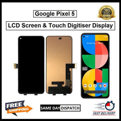 For Google Pixel 5 LCD Display Screen Touch Digitizer Replacement Black 