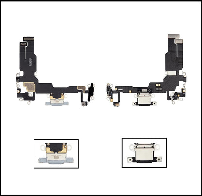 For Apple iPhone 15 Type C Charging Port Flex Cable Replacement