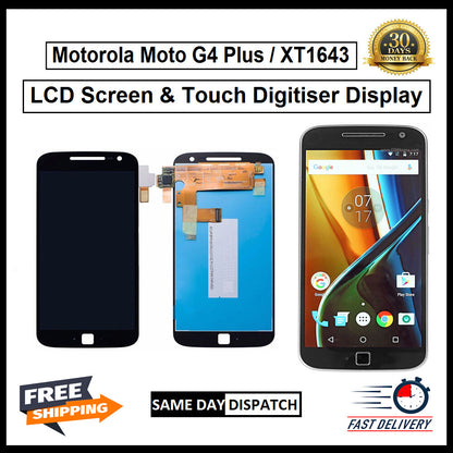 Motorola Moto G4 Plus XT1643 Display Screen Touch Digitizer Replacement LCD
