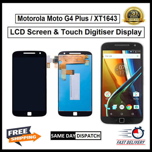 Motorola Moto G4 Plus XT1643 Display Screen Touch Digitizer Replacement LCD