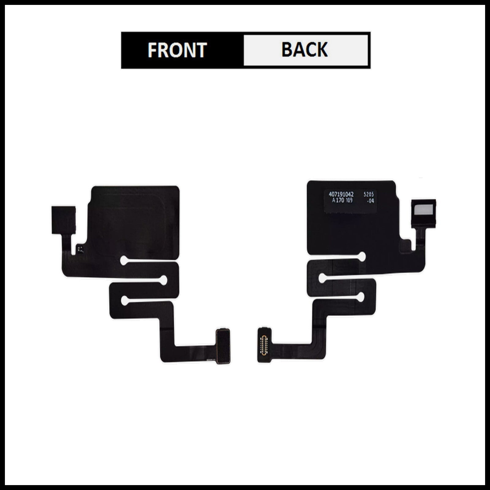 For iPhone 16 Plus Ear Speaker Sensor With Proximity Mic Earpiece Sensor Flex