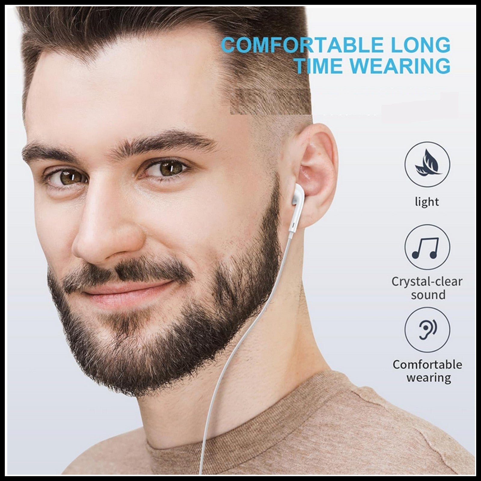 For Dadu iPhone Wired Earphones Headphones Handsfree Only For iPhone Device
