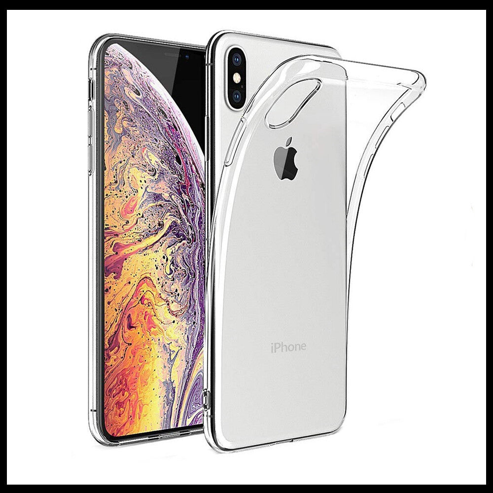 For Apple iPhone X Slim Clear Shockproof Gel Phone Cover