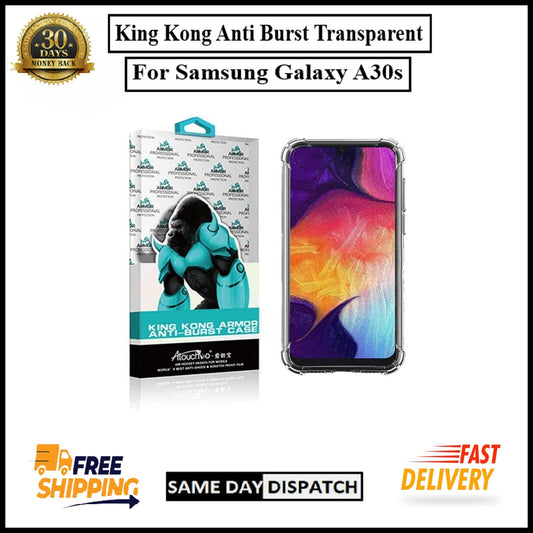 For Samsung Galaxy A30s King Kong Anti Burst & Silicon Shockproof Case Cover