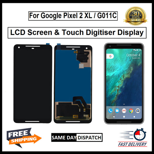 For Google Pixel 2 XL LCD Display Screen Touch Digitizer Replacement Black 