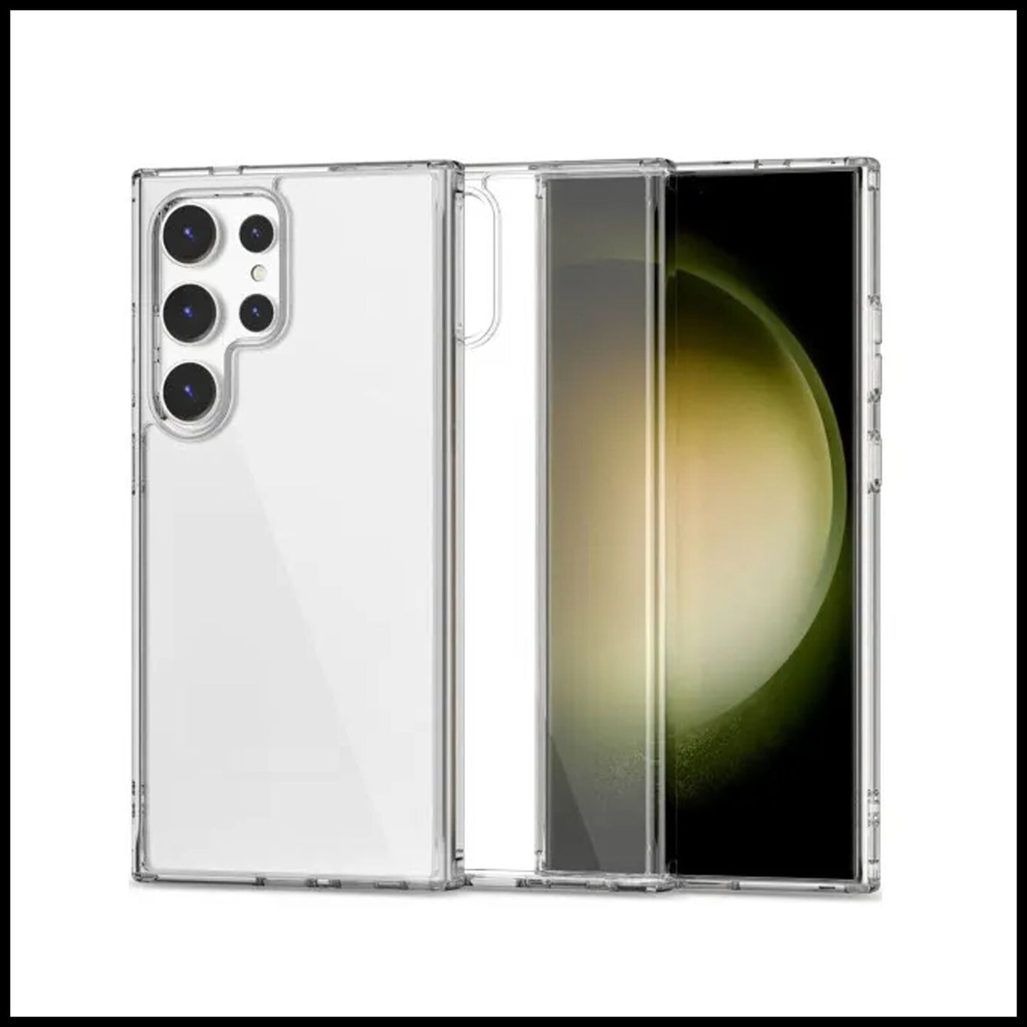 For Samsung Galaxy S24 Ultra Slim Clear Shockproof Gel Phone Cover