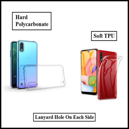 For Samsung Galaxy A01 Slim Clear Shockproof Gel Phone Cover