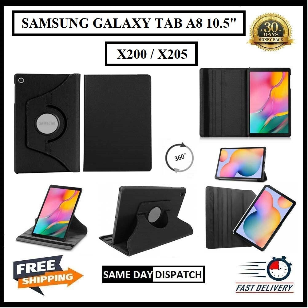 For Samsung Galaxy Tab A8 10.5" SM-X200 / X205 360° Rotating Stand Covers