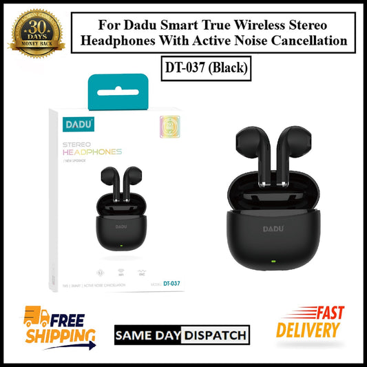 For Dadu Smart Wireless Bluetooth Stereo Earphones-Black
