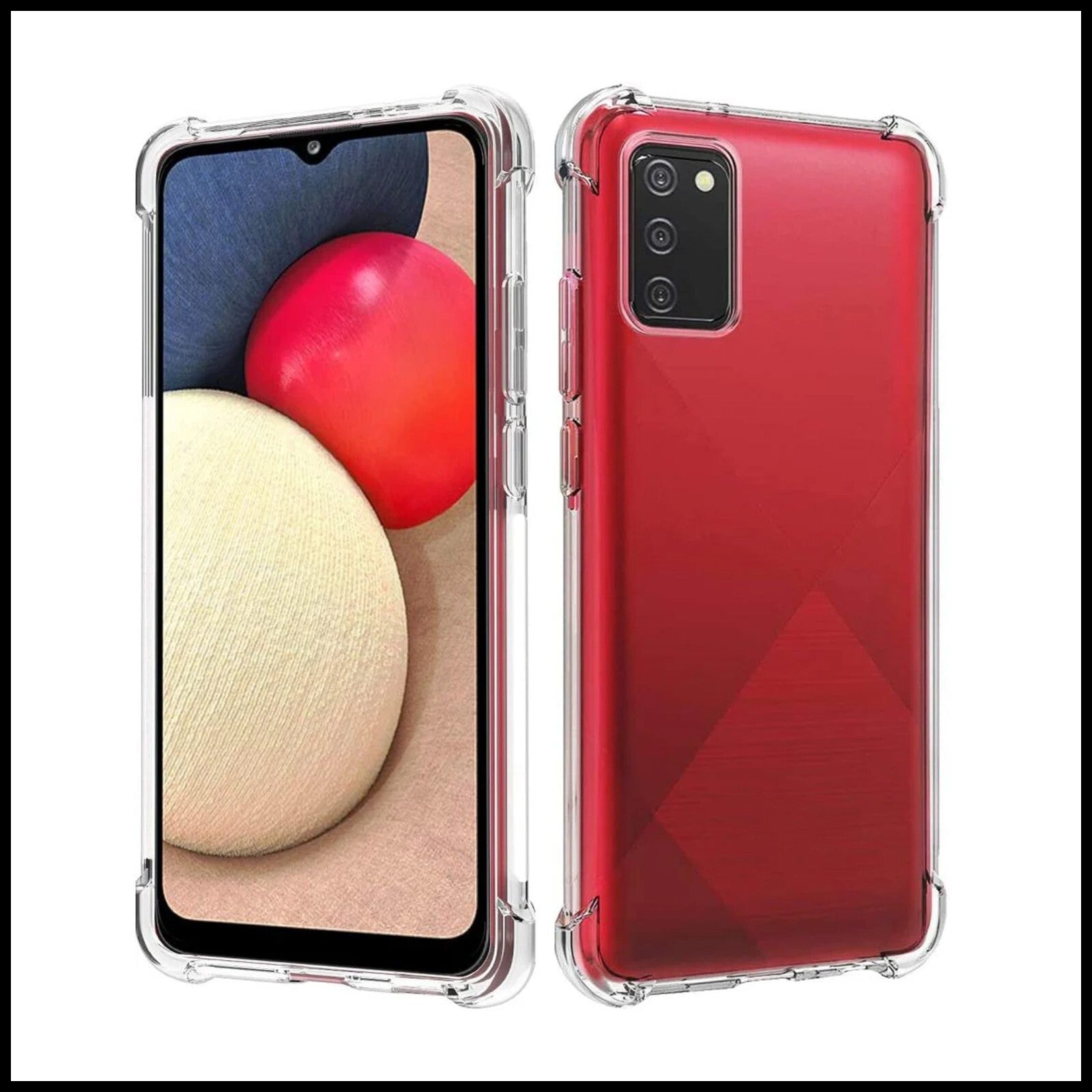 For Samsung Galaxy A02s King Kong Anti Burst & Silicon Shockproof Case Cover
