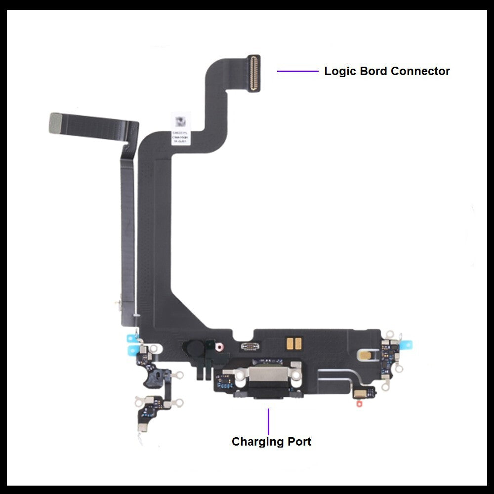 For Apple iPhone 14 Pro Max ( A2894, A2651 , A2893 ) Charging Port Replacement