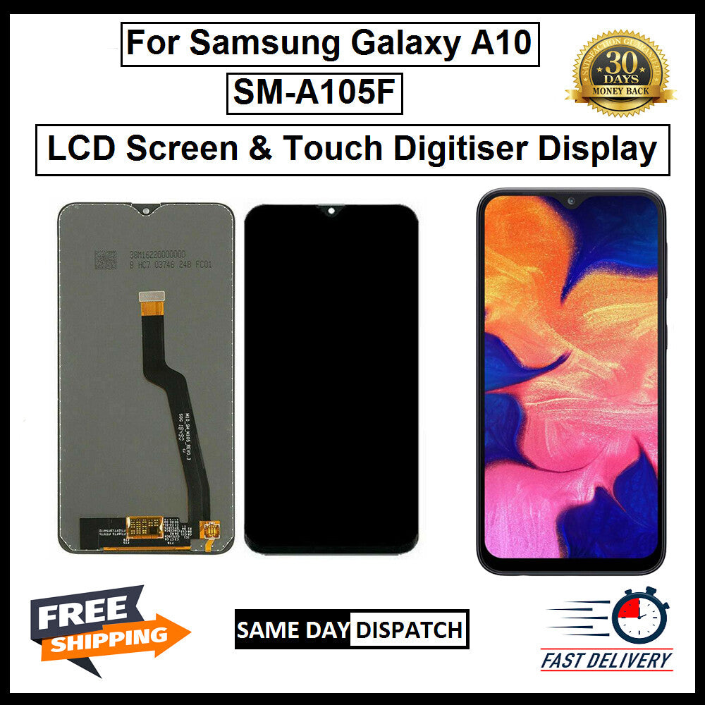 For Samsung Galaxy A10 / SM-A105F LCD Display Screen Touch Digitizer Replacement