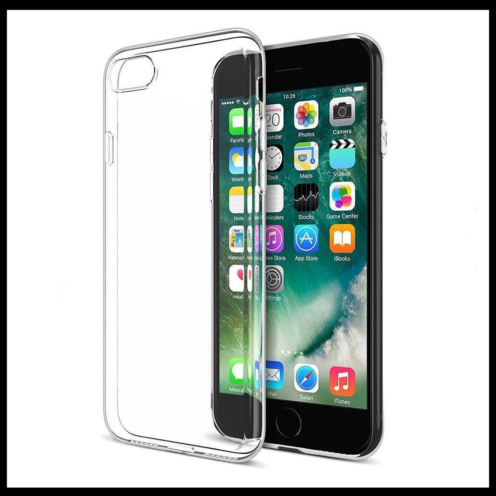 For Apple iPhone 7 / iPhone 8 Slim Clear Shockproof Gel Phone Cover