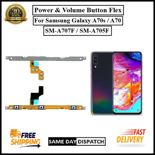For Samsung Galaxy A70s / A70 Power Flex Cable & Volume Button Flex Replacement