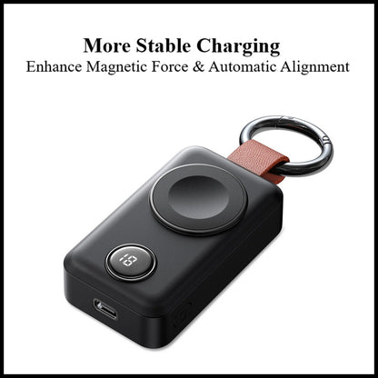 For Joyroom 2000mAh Portable Watch Wireless Charger -Digital Display & Keychain