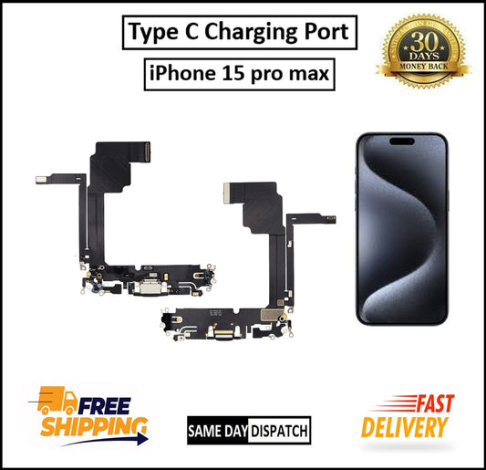For Apple iPhone 15 Pro Max Type C Charging Port Flex Cable Replacement