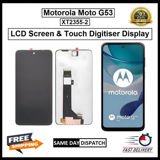 For Motorola Moto G53 / XT2355-2  Display Touch Digitizer Replacement LCD