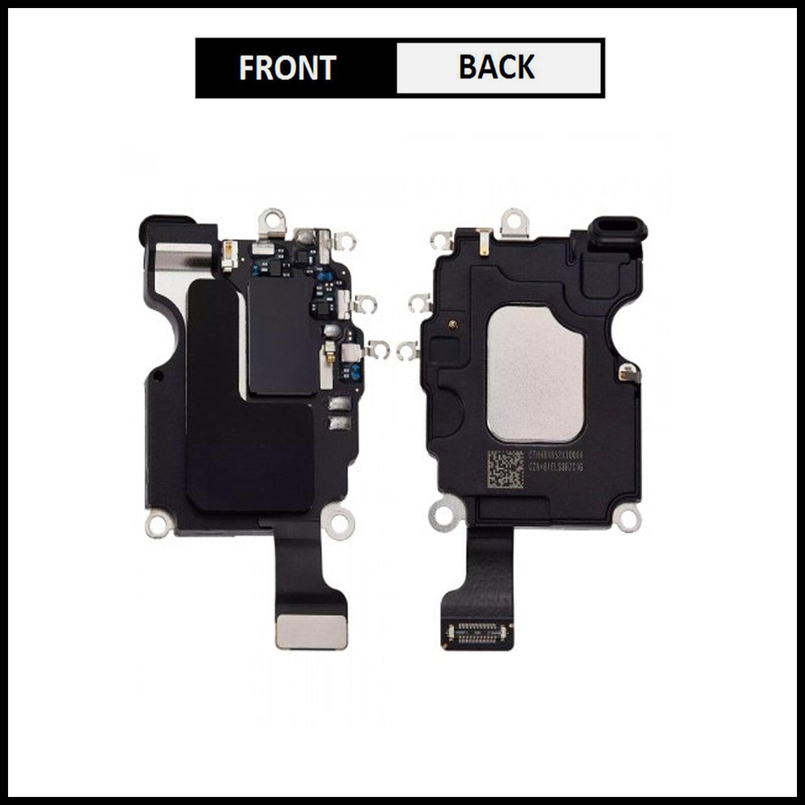 For iPhone 16 Pro Max Ear Speaker Sensor With Proximity Mic Earpiece Sensor Flex