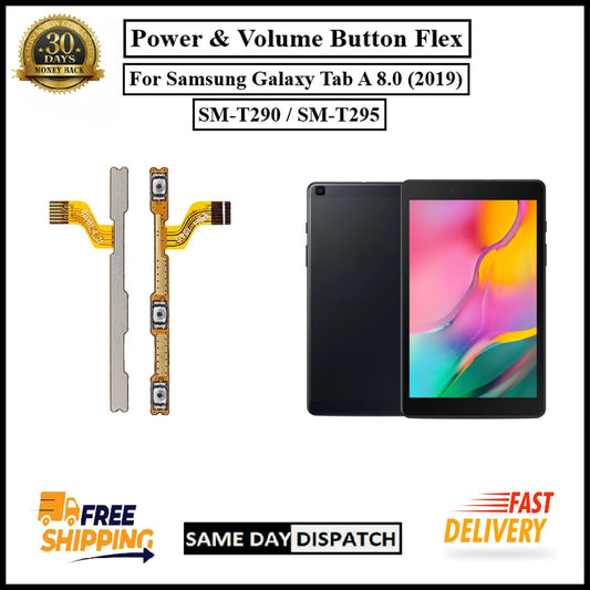 Samsung Galaxy Tab A 8.0 2019/SM-T290/T295 Power Flex Cable &Volume Button Flex