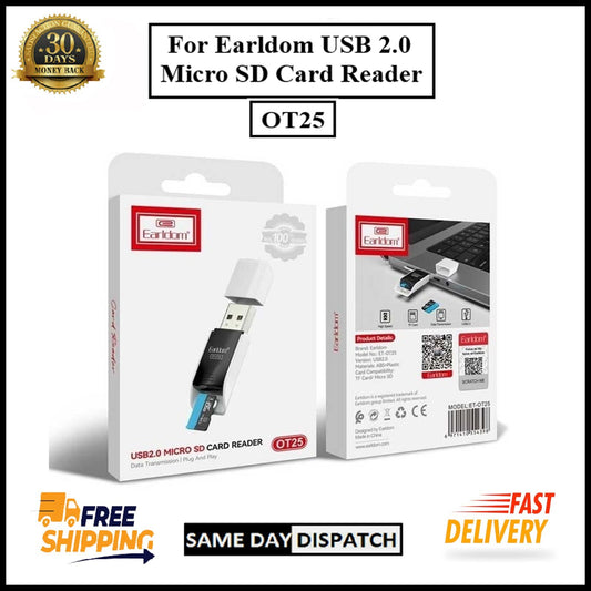 For Earldom ET-OT25  USB 2.0 Micro SD Card Reader-TF Card Adapter for Android,PC
