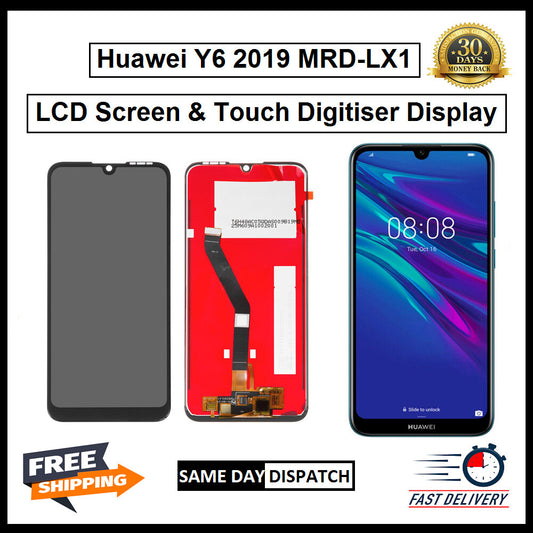 For Huawei Y6 2019 MRD-LX1 Display Screen Touch Digitizer Replacement LCD