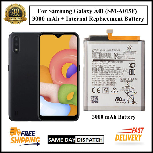 For Samsung Galaxy A01 / ( SM-A015F ) 3000mAh+ Internal Replacement Battery