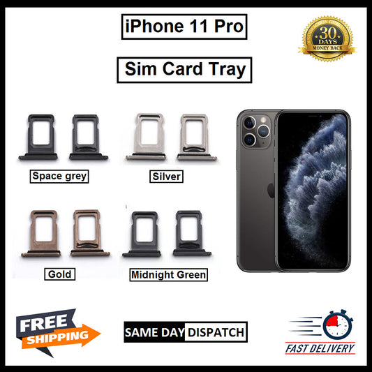 NEW REPLACEMENT FOR iPHONE 11 PRO SIM TRAY SIM HOLDER SIM SLOT