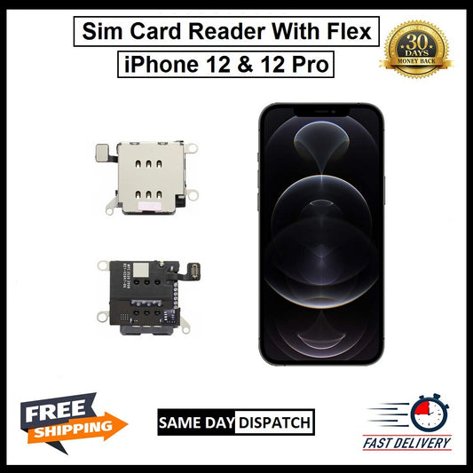 For iPhone 12 & 12 Pro Sim Card Reader Flex Replacement