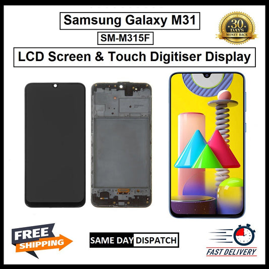 For Samsung Galaxy M31 SM-M315F Display Screen Replacement LCD