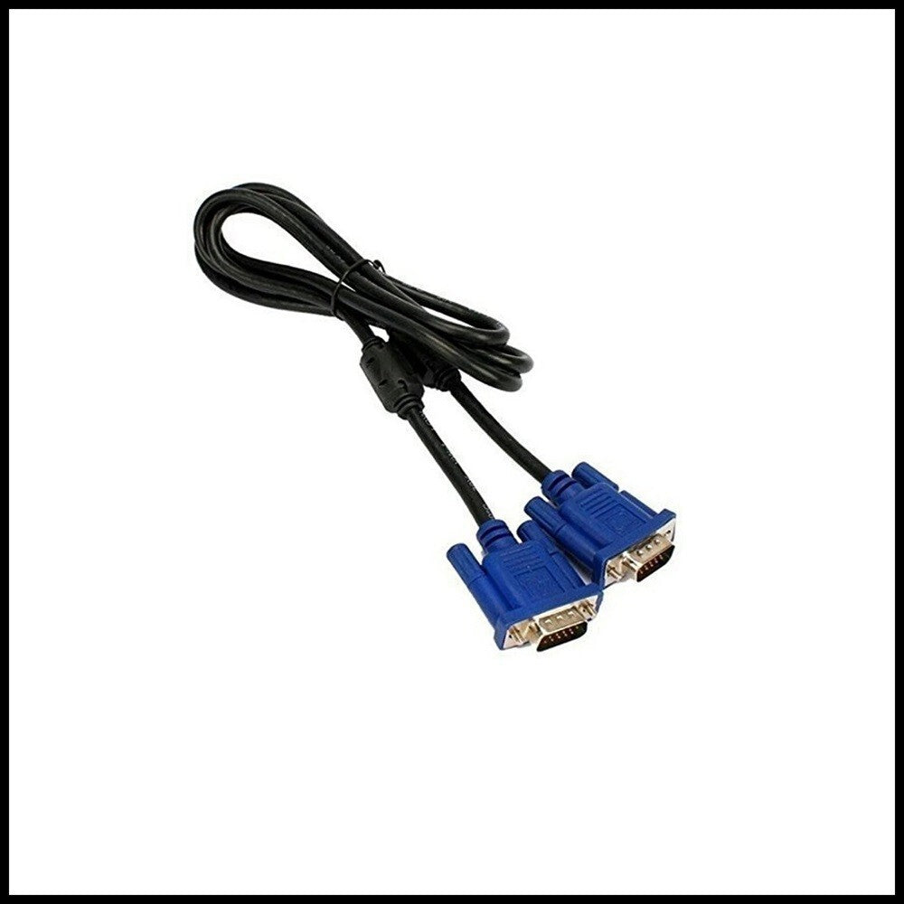 For VGA to SVGA 15 Pin PC Computer Monitor LCD Extension Cable Male to Male