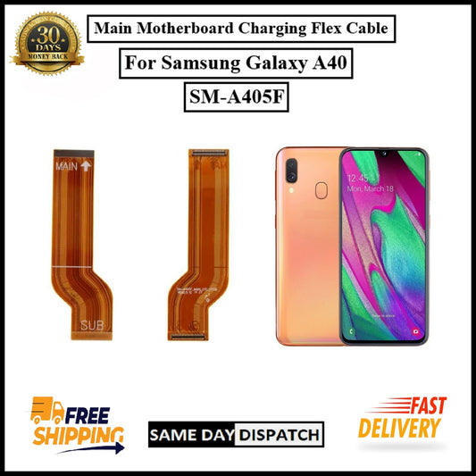 For Samsung Galaxy A40/SM-A405F Main Motherboard Charging Flex Cable Replacement