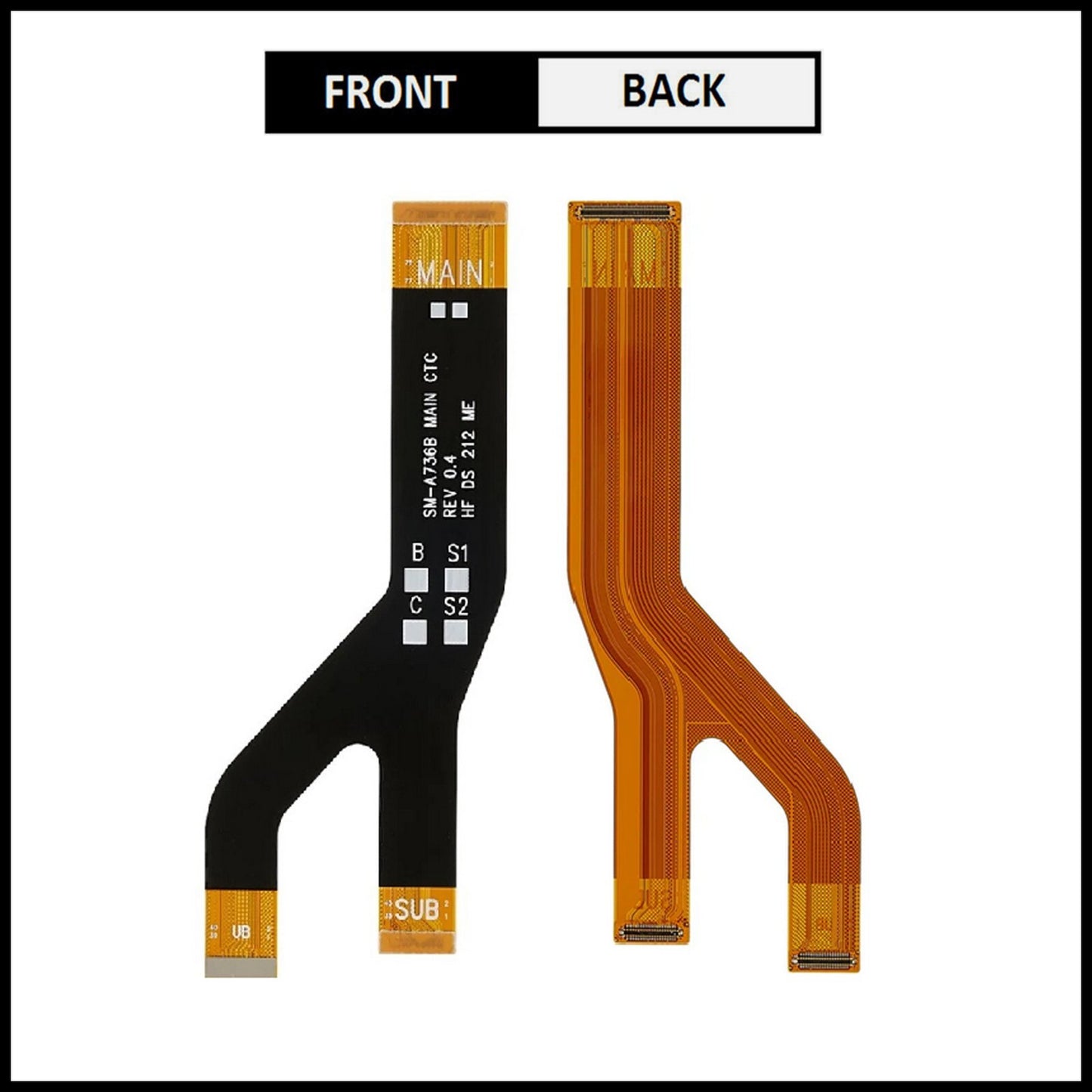 For Samsung Galaxy A73 5G Main Motherboard Charging Flex Cable Replacement