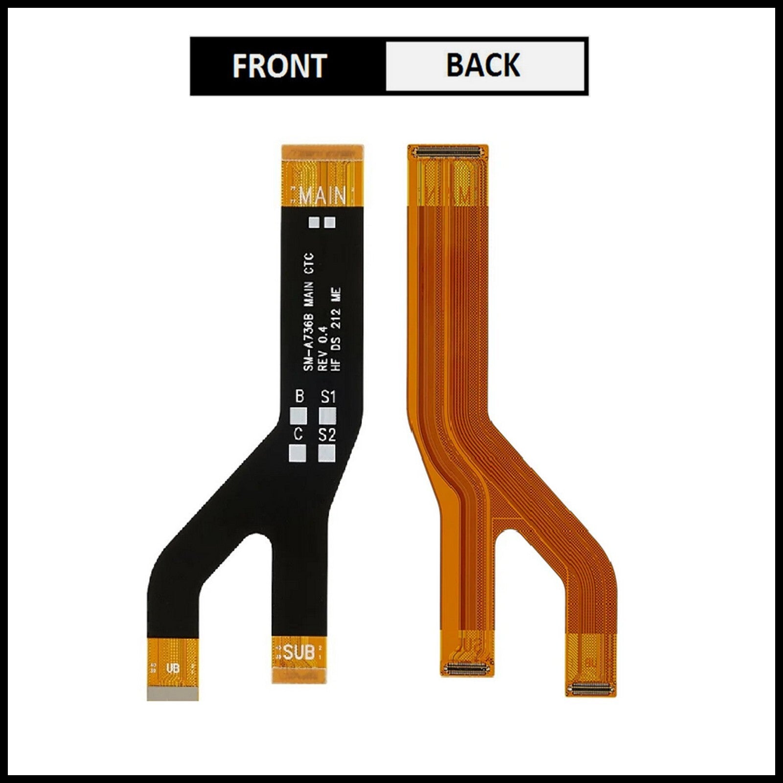For Samsung Galaxy A73 5G Main Motherboard Charging Flex Cable Replacement
