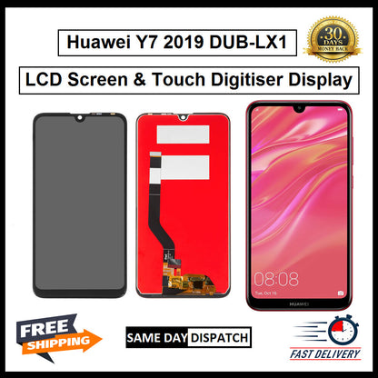 For Huawei Y7 2019 DUB-LX1 Display Screen Touch Digitizer Replacement LCD