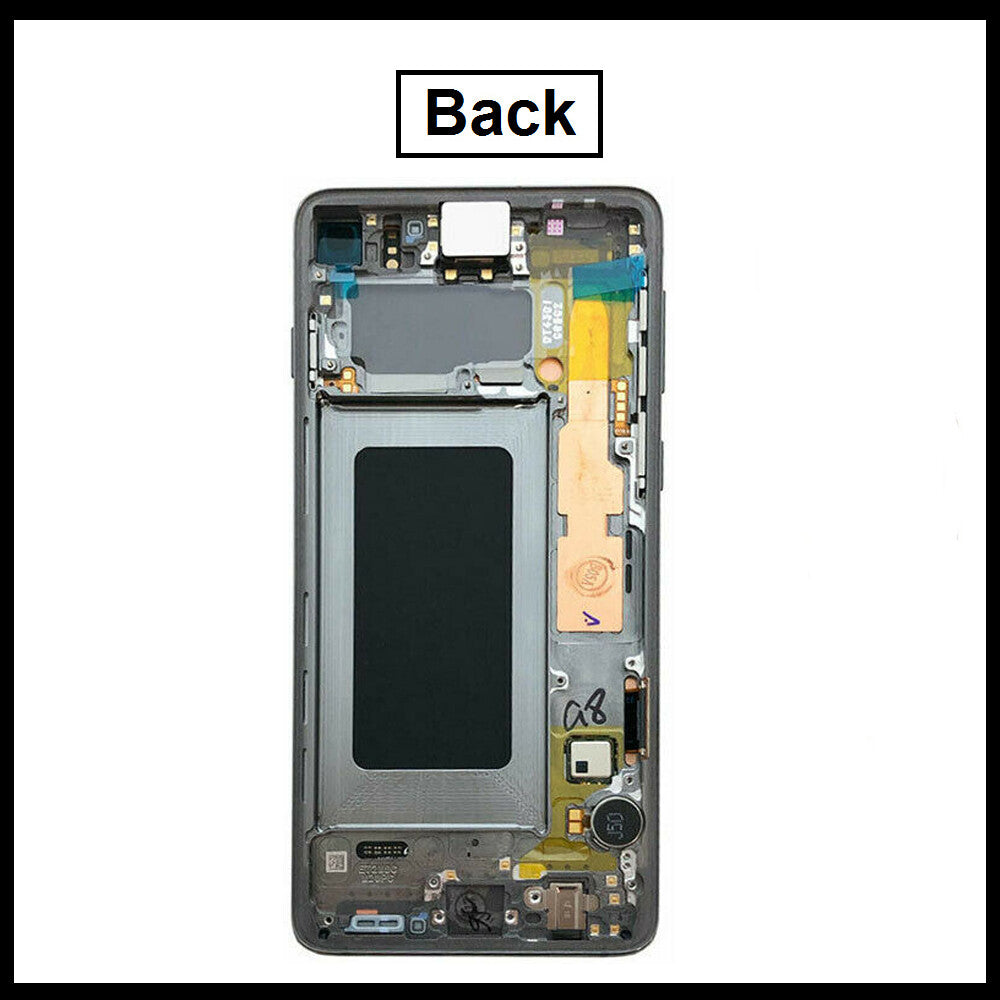 For Samsung Galaxy S10 Plus / SM-G975F Silver Display Screen Replacement LCD