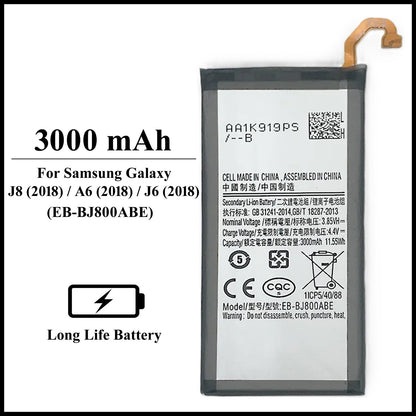For Samsung Galaxy J8 /A6/J6(2018) / J810F 3000mAh+ Internal Replacement Battery