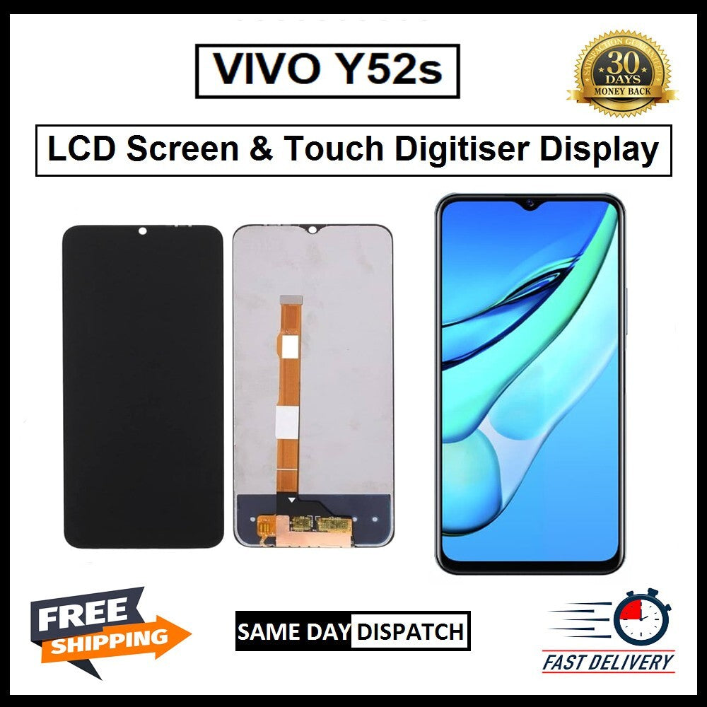 For Vivo Y52s  Display Screen Touch Digitizer Replacement LCD