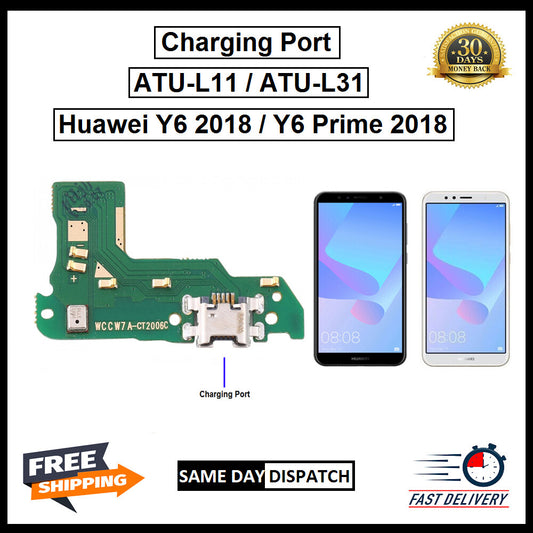 For Huawei Y6 2018 / Y6 Prime 2018 USB Replacement Charging Port Board Flex 