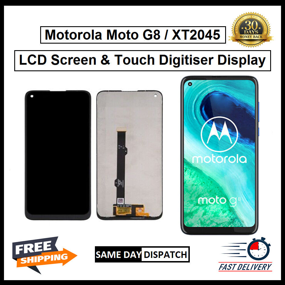 For Motorala Moto G8 / XT2045 Display Screen Touch Digitizer Replacement LCD