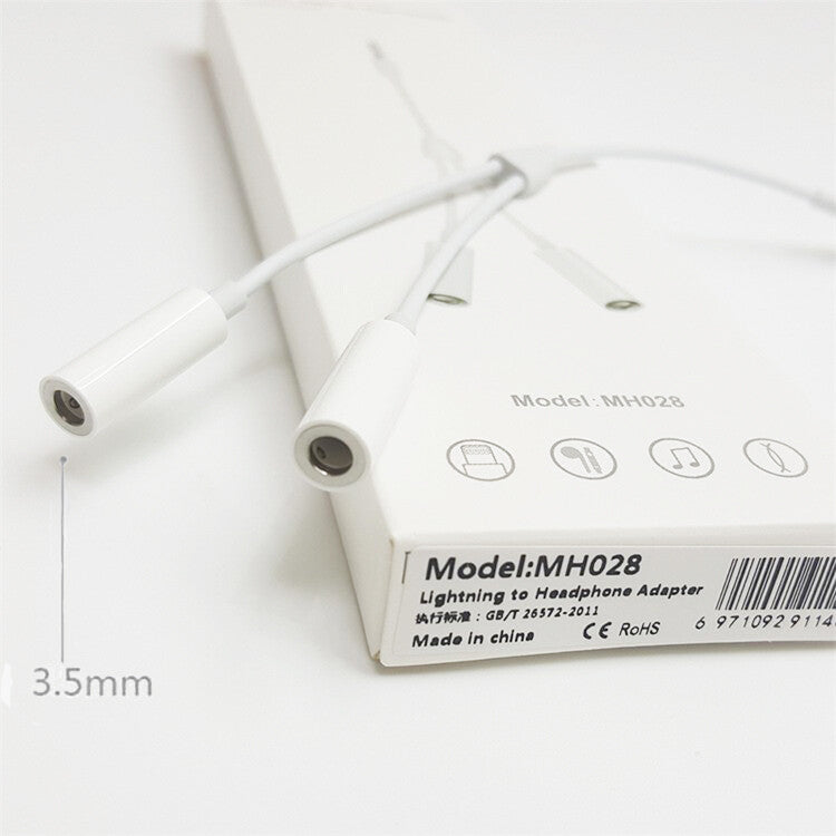 3.5 mm Male to Dual Port Female Headphone Jack Aux Audio Splitter Adapter