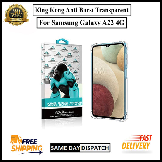 For Samsung Galaxy A22 4G King Kong Anti Burst & Silicon Shockproof Case Cover
